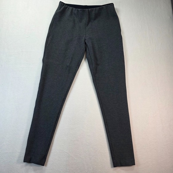 Banana Republic Women's High-Rise Skinny Ponte Pull-On Pants Leggings Gray S 26" - Picture 2 of 11